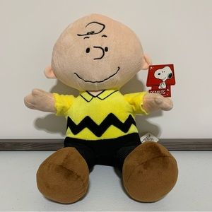 Peanuts 14” Charlie Brown Plush Toy-NWT